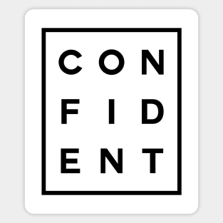 Confident Boxed (Black) Magnet